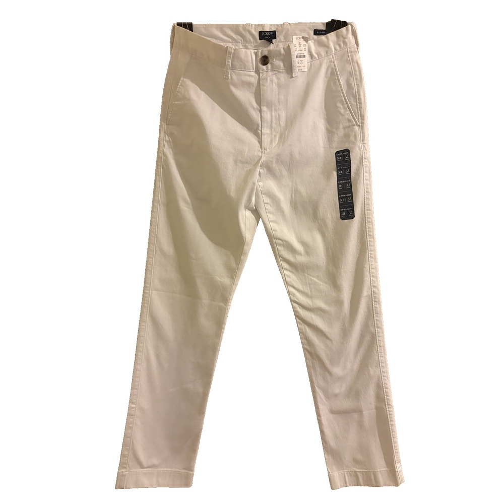 NWT.  J.Crew Men's Flex Athletic Straight Khaki Chinos 30x32